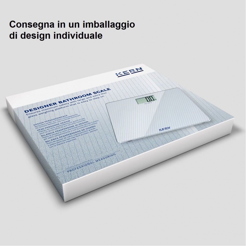 Bilancia pesapersone digitale KERN MPL 200K-1P con funzione BMI