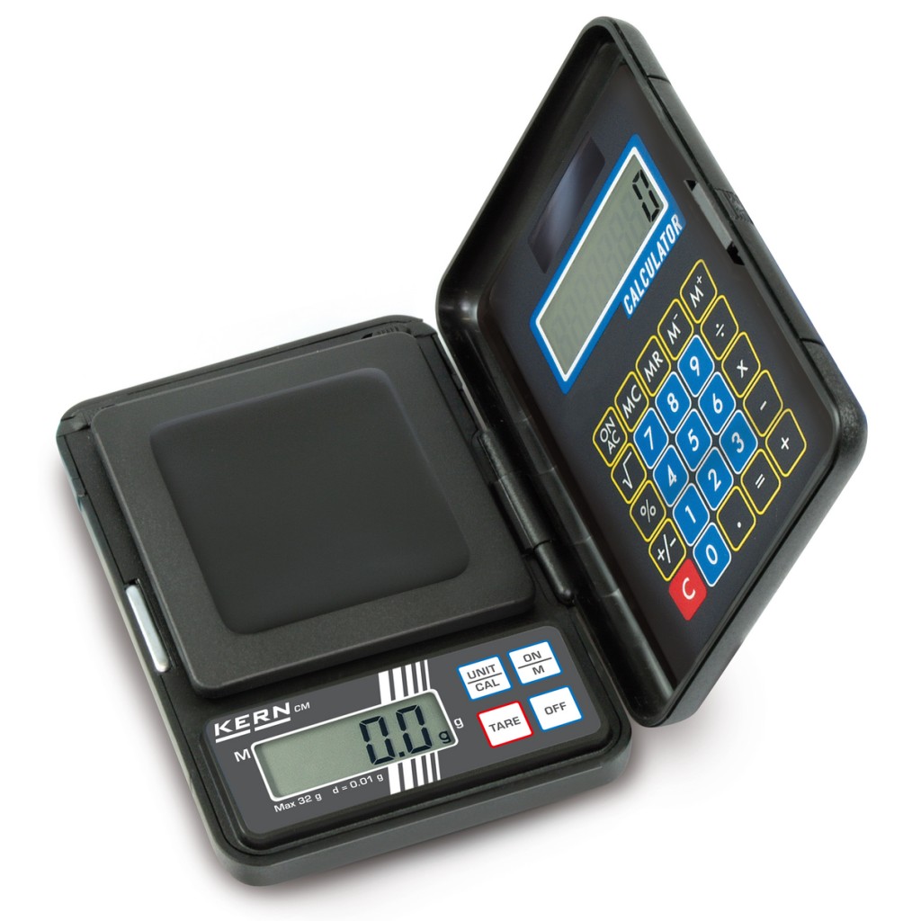 Bilancia Tascabile KERN CM 60-2N - Portata 60g, Precisione 0,01g, Con Calcolatrice Integrata
