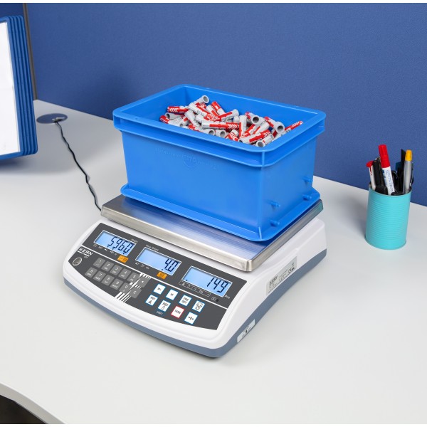 Bilancia Contapezzi Steinberg SBS-PW-402EP – 40 Kg / 2 G, Display LED Doppio, Batteria 4V 4Ah, Calibrata, Per Negozi E Industria